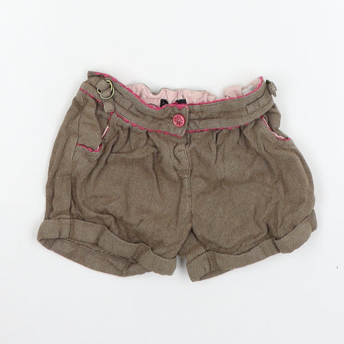 Autograph Girls Brown   Chino Shorts Size 2-3 Years