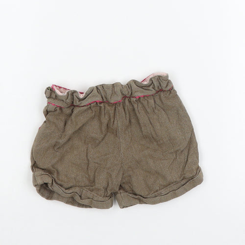 Autograph Girls Brown   Chino Shorts Size 2-3 Years