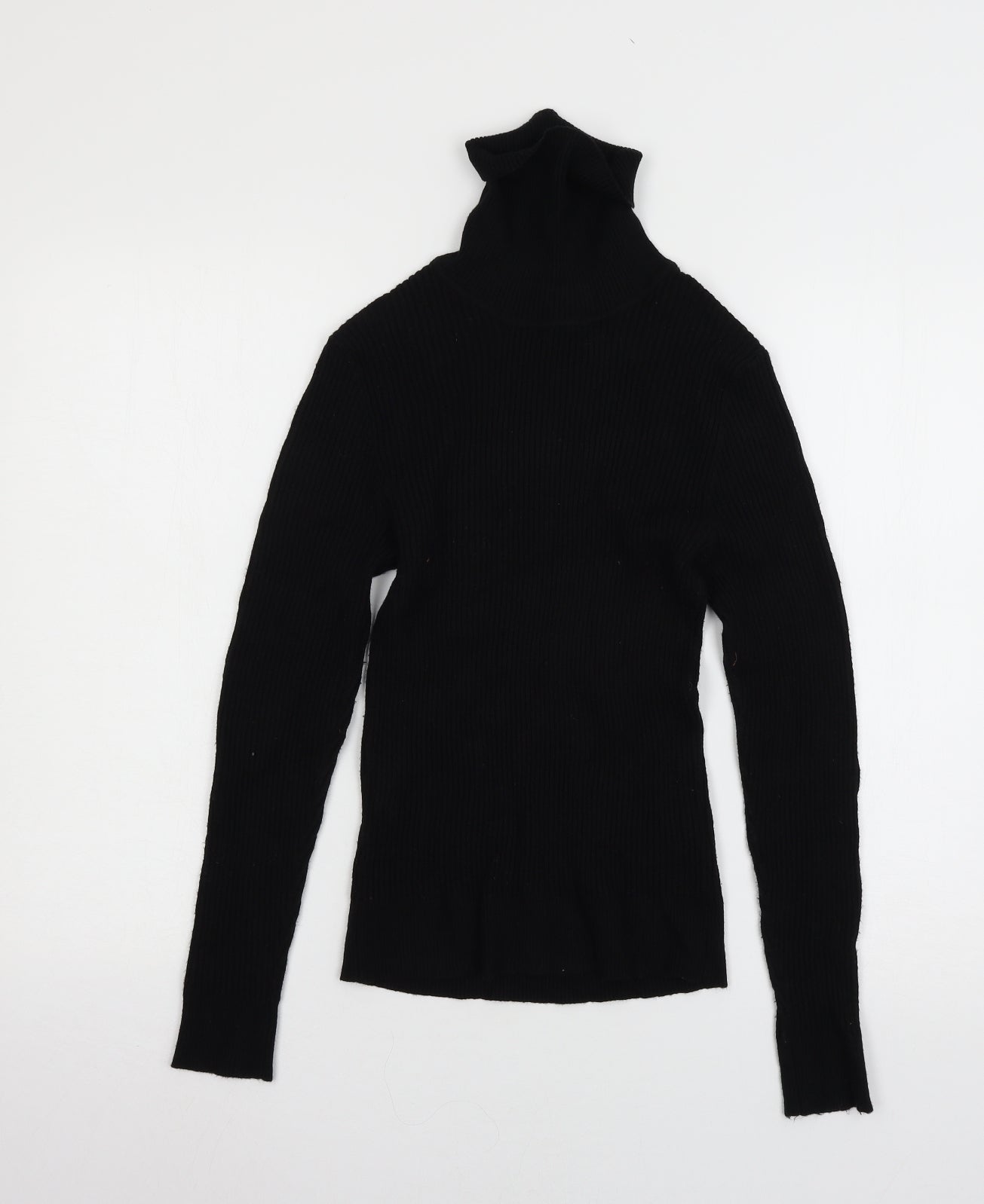 Primark Womens Black  Knit Pullover Jumper Size 14