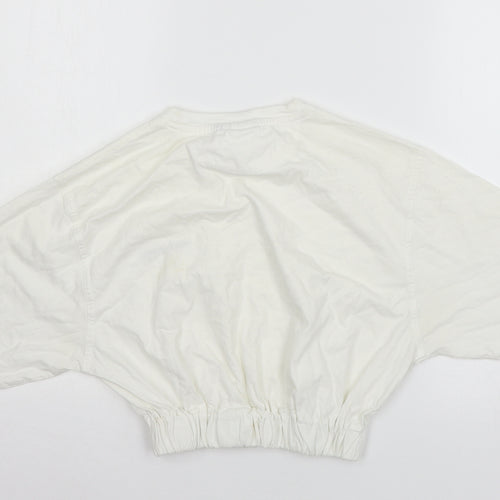 Diadora Womens White  Jersey Basic T-Shirt Size M