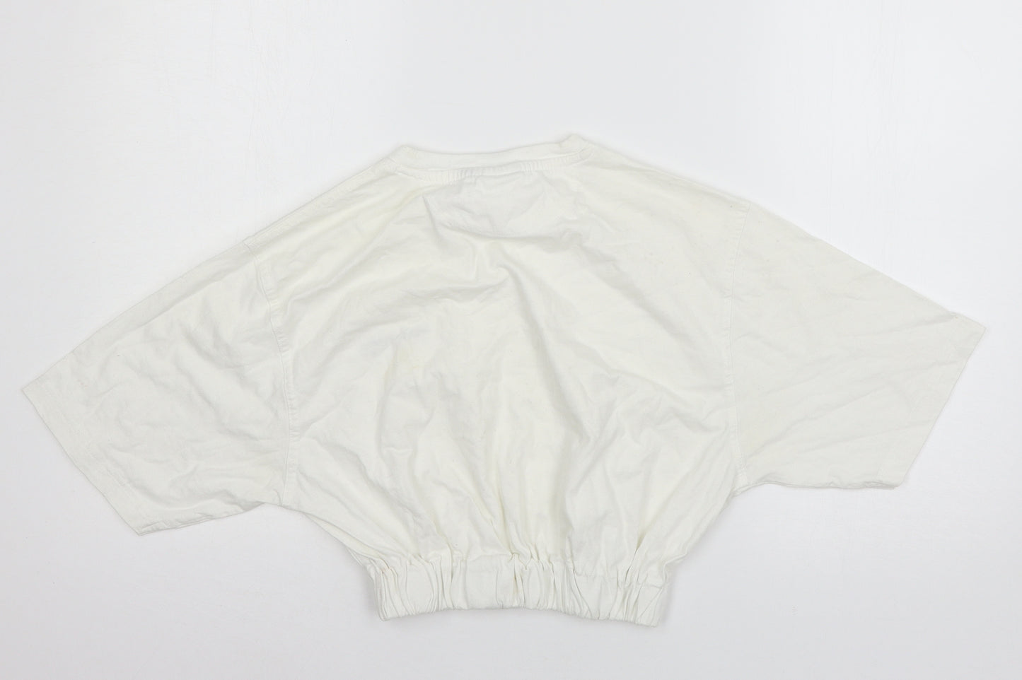 Diadora Womens White  Jersey Basic T-Shirt Size M