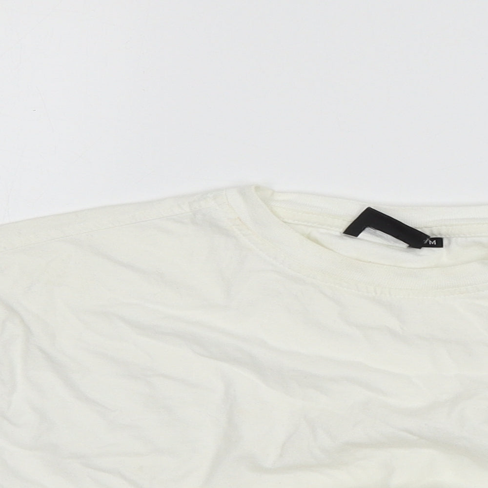 Diadora Womens White  Jersey Basic T-Shirt Size M