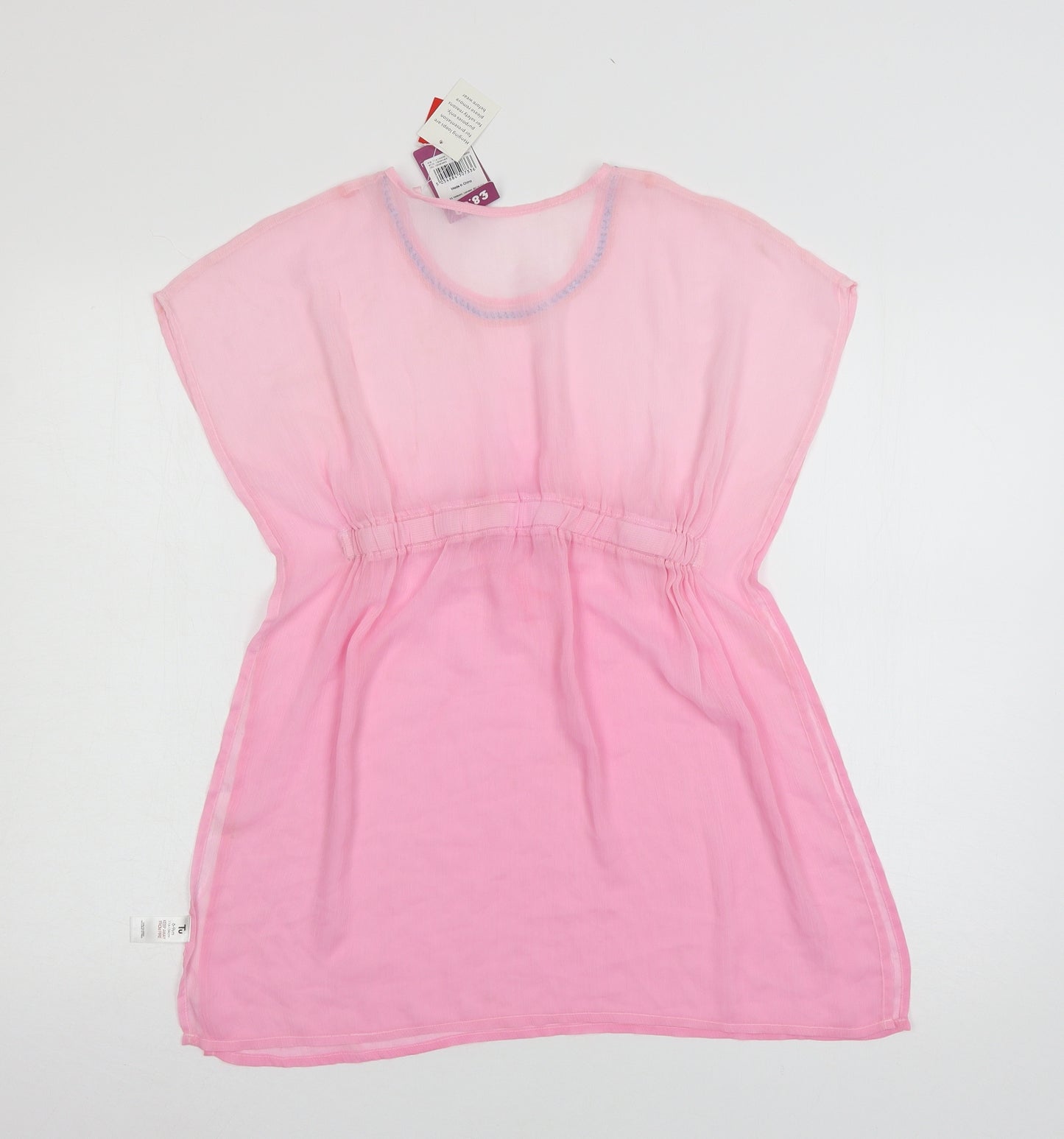 TU Girls Pink  Chiffon A-Line  Size 6-7 Years