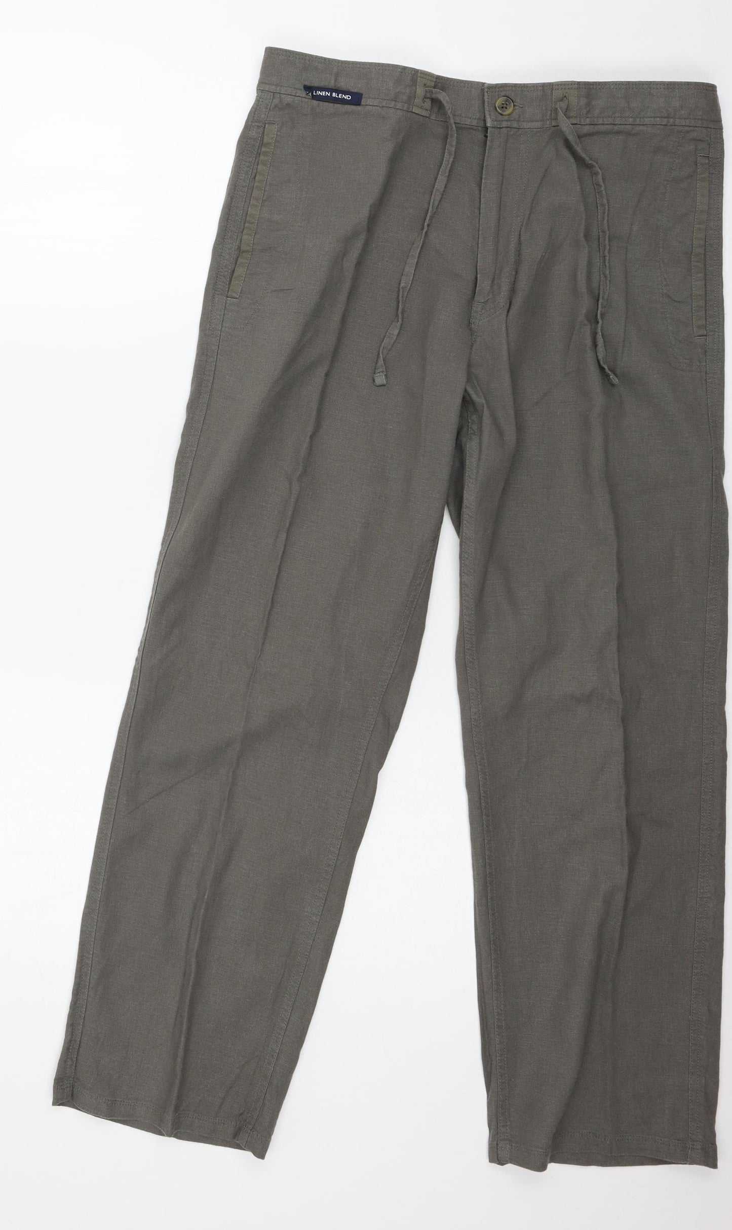 Blue Harbour Mens Grey   Trousers  Size 34 in L29 in