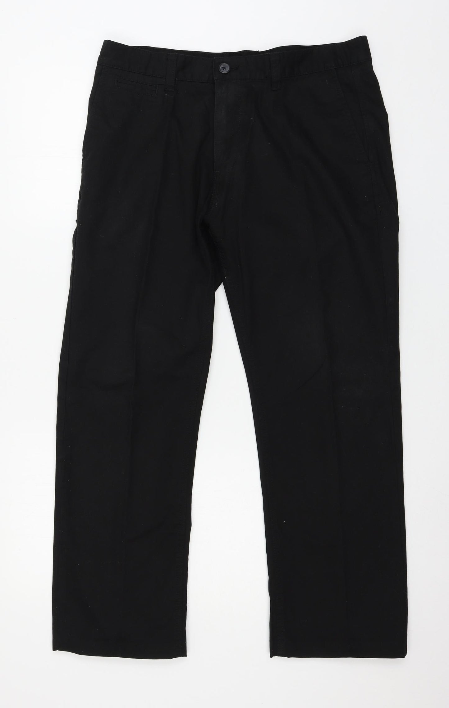 F&F Mens Black   Trousers  Size 34 in L30 in