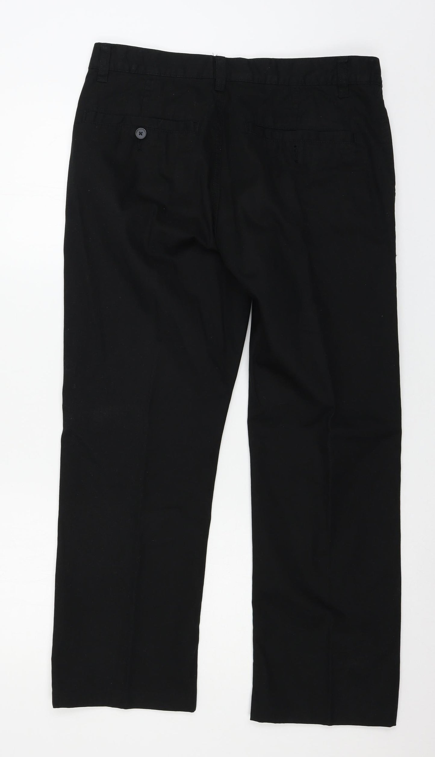 F&F Mens Black   Trousers  Size 34 in L30 in