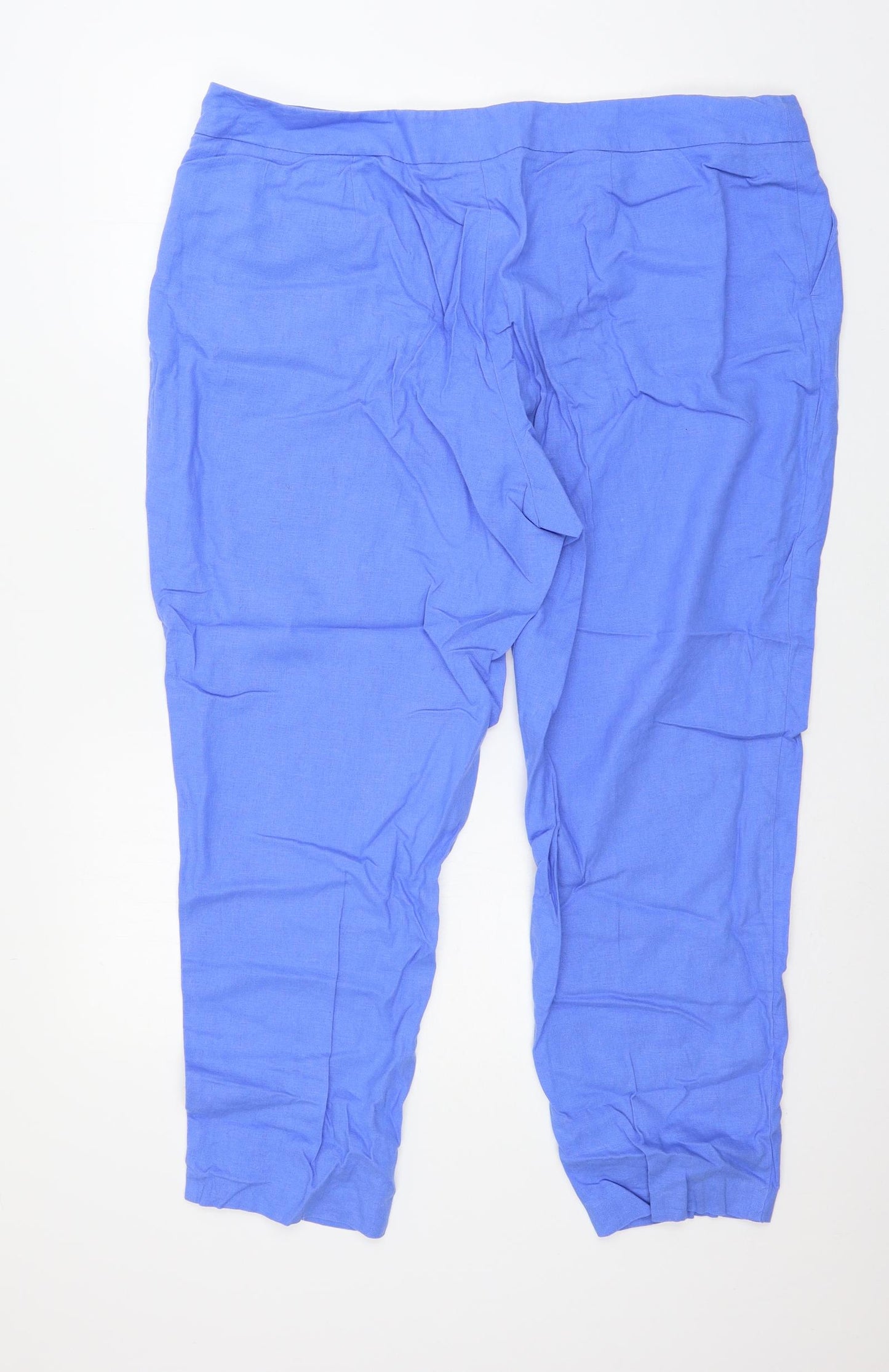Marks and Spencer Womens Blue   Trousers  Size 20 L27 in