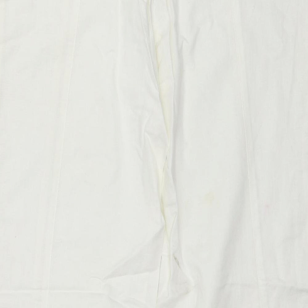 Cotton Traders Womens White   Trousers  Size 10 L27 in