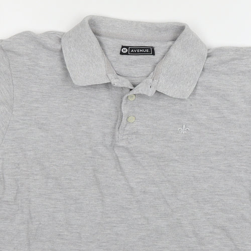 Avenue Mens Grey  Jersey  T-Shirt Size M