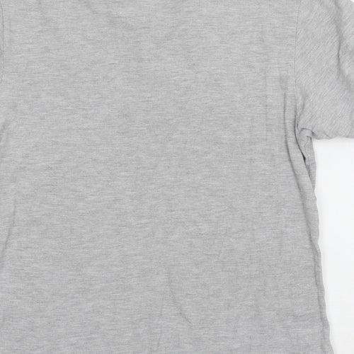 Avenue Mens Grey  Jersey  T-Shirt Size M