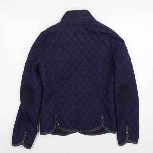 Denim & Co. Womens Blue   Jacket Coat Size 10