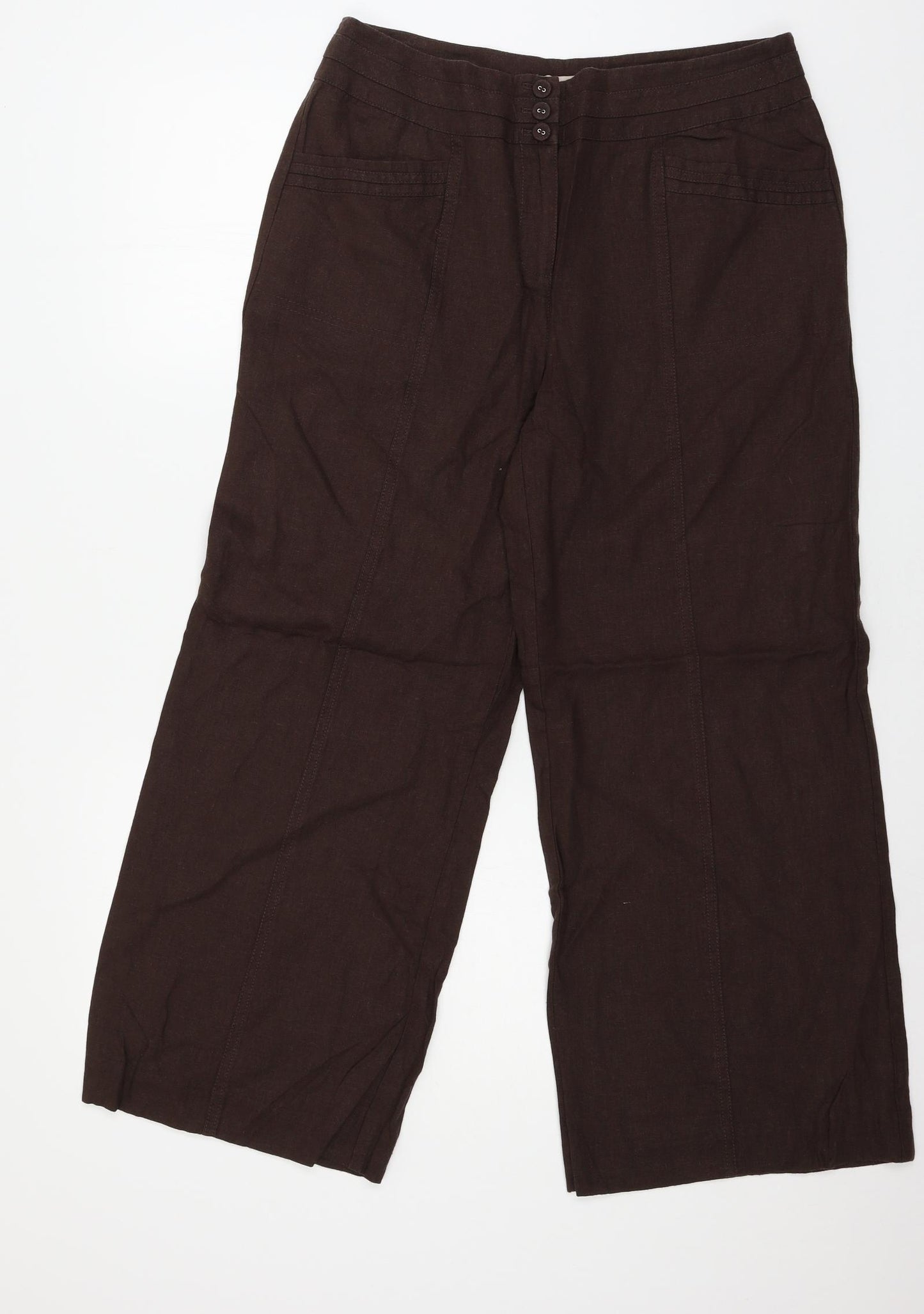 Soon Womens Brown   Trousers  Size 14 L26 in