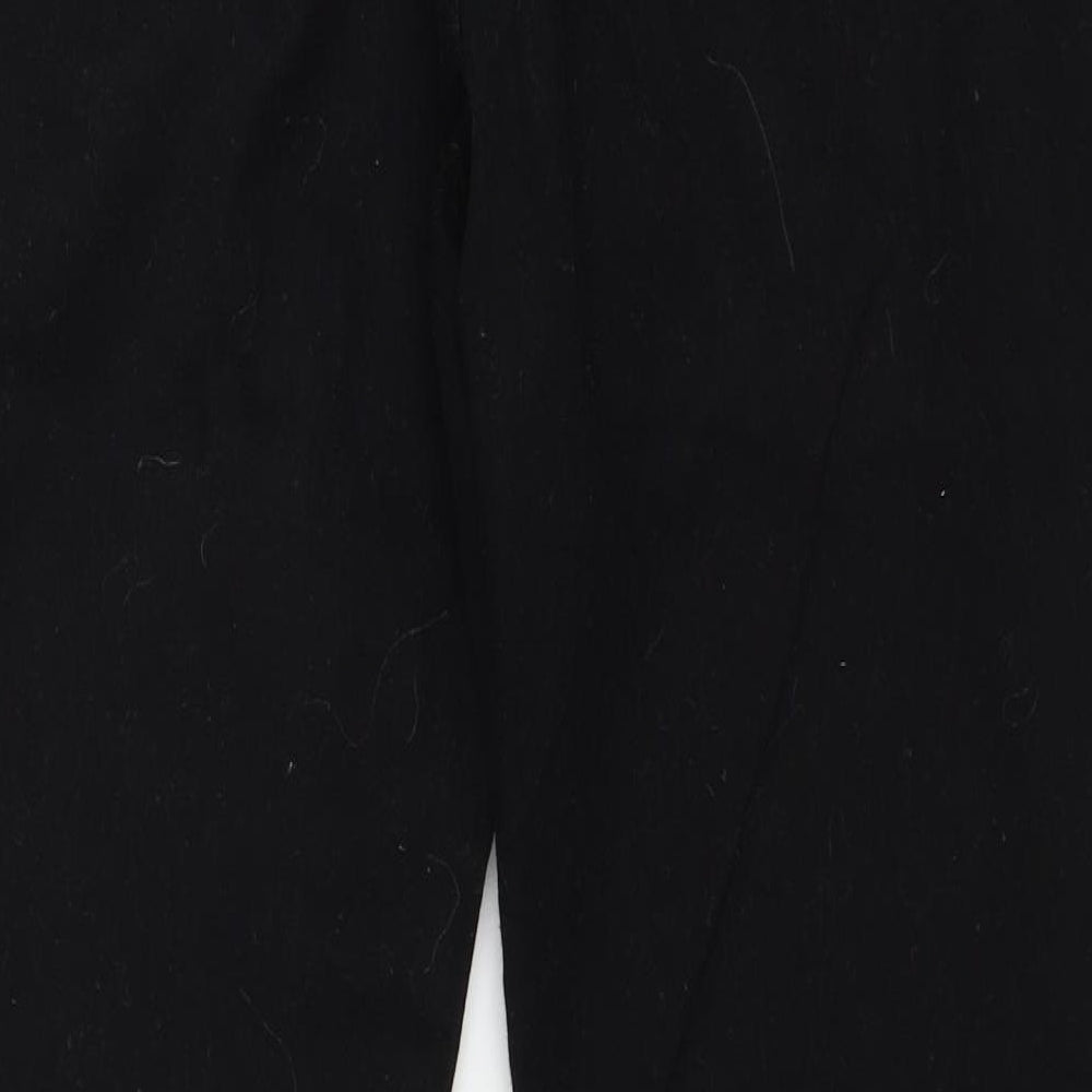 Yes Yes Womens Black  Denim Straight Jeans Size 16 L28 in