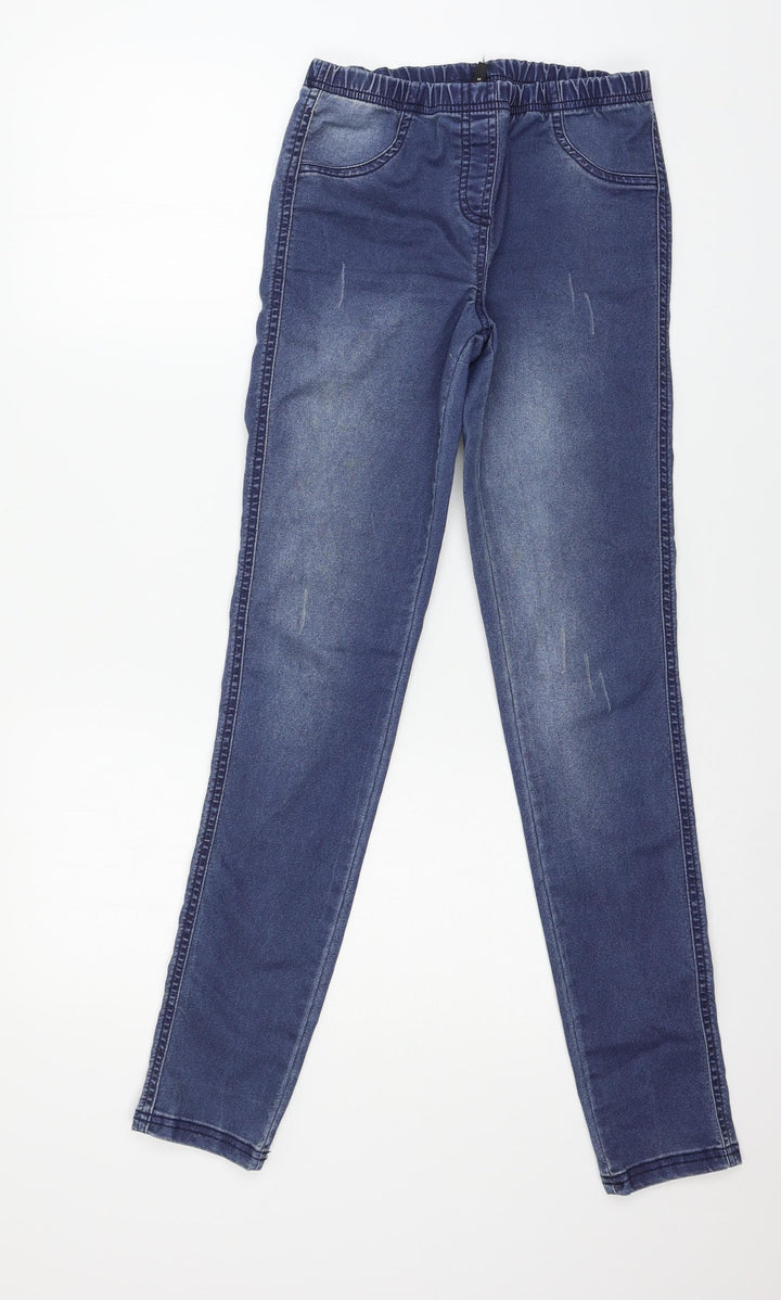 Preworn Womens Blue  Denim Jegging Jeans Size S L29 in
