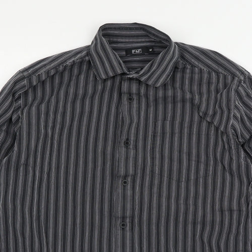 F&F Mens Grey    Button-Up Size M