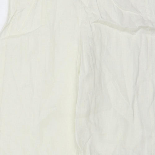 David Emmanuel Womens White   Trousers  Size 14 L29 in