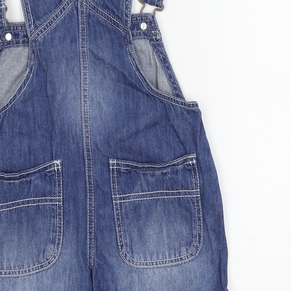 NEXT Girls Blue  Denim Dungaree One-Piece Size 3 Years