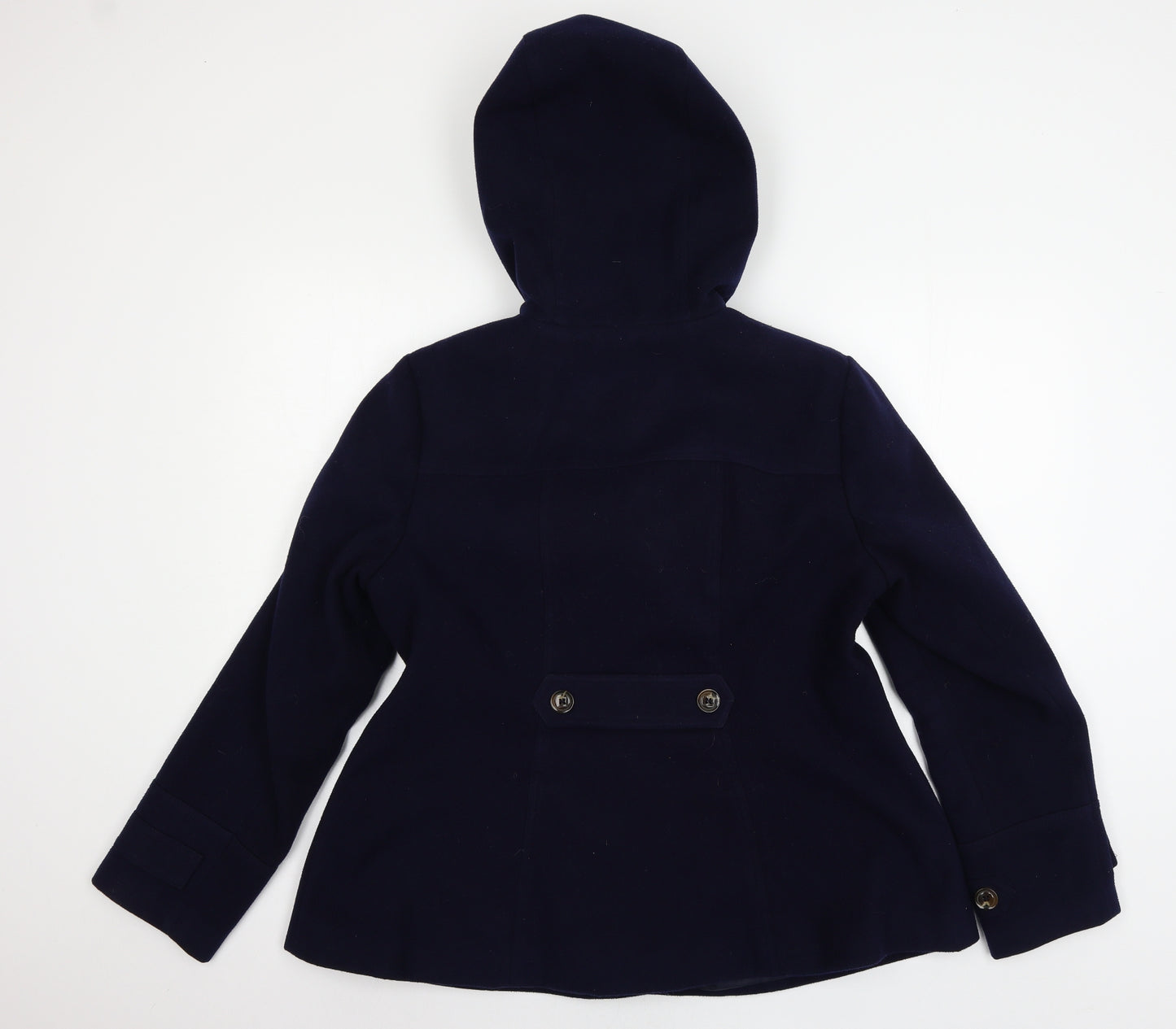 Debenhams Womens Blue   Pea Coat Coat Size 16