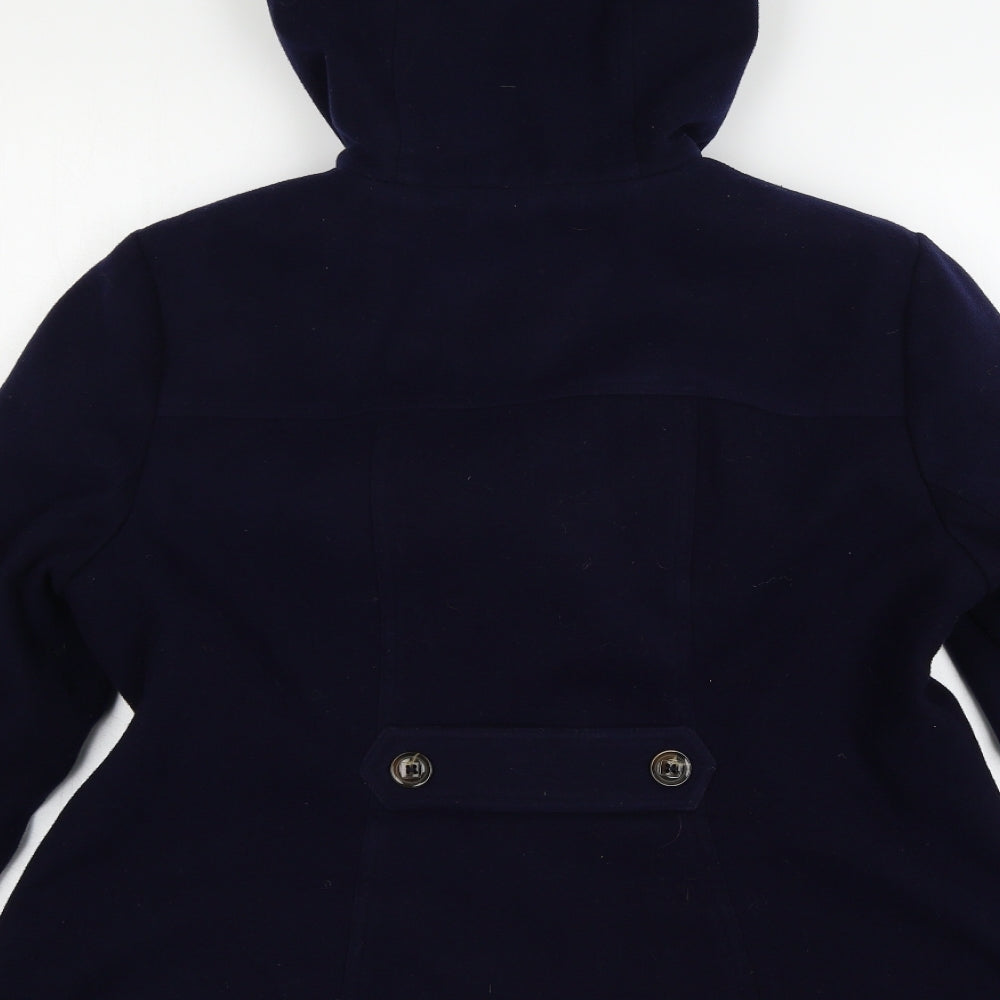 Debenhams Womens Blue   Pea Coat Coat Size 16