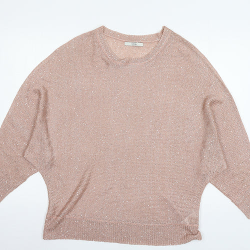 George Womens Pink  Knit Pullover Jumper Size 16