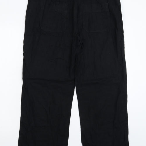 NEXT Womens Black   Trousers  Size 16 L28 in