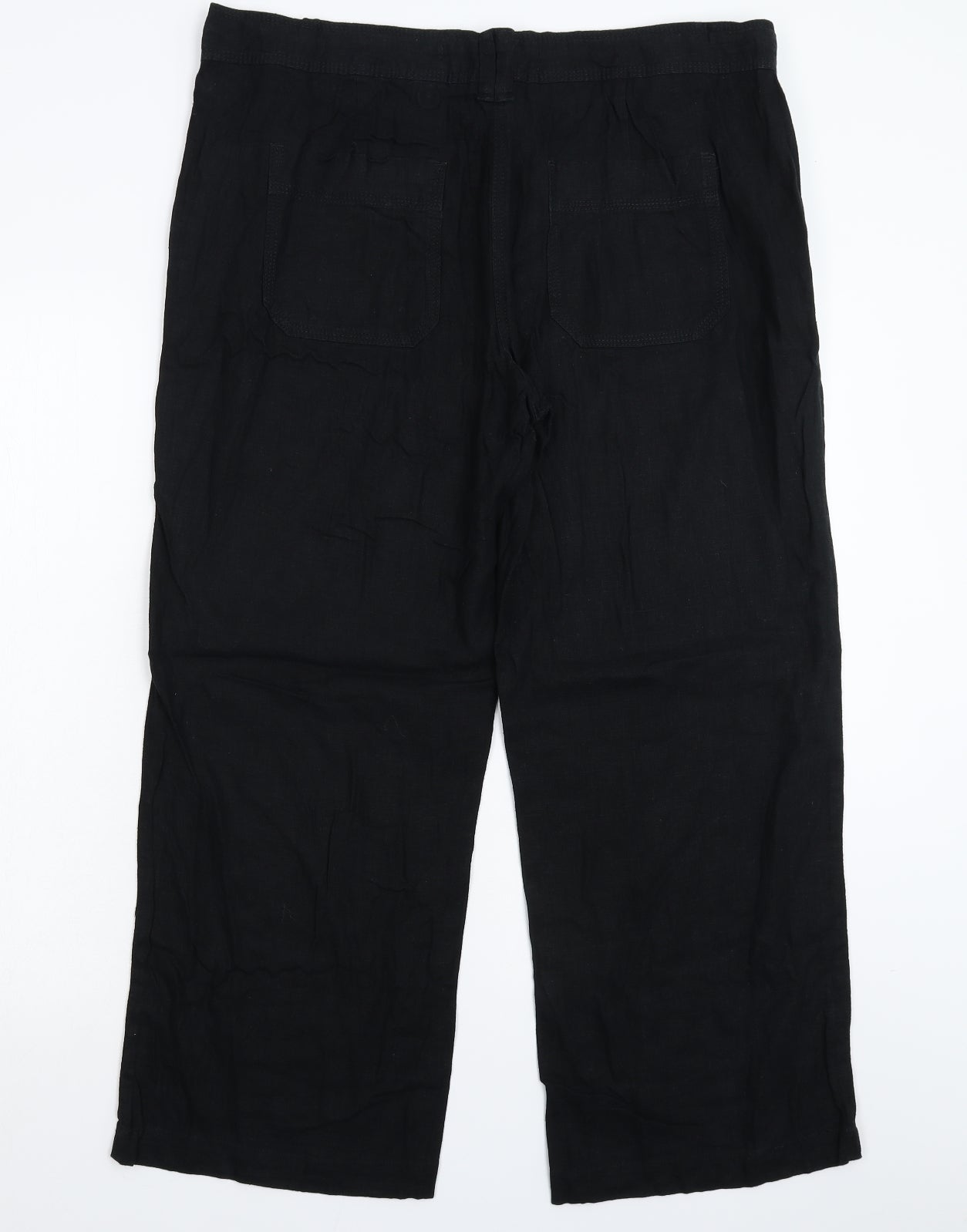 NEXT Womens Black   Trousers  Size 16 L28 in