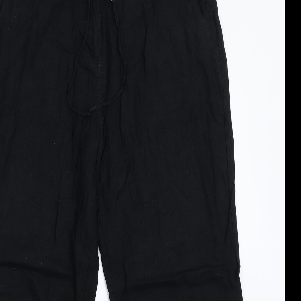 NEXT Womens Black   Trousers  Size 16 L28 in