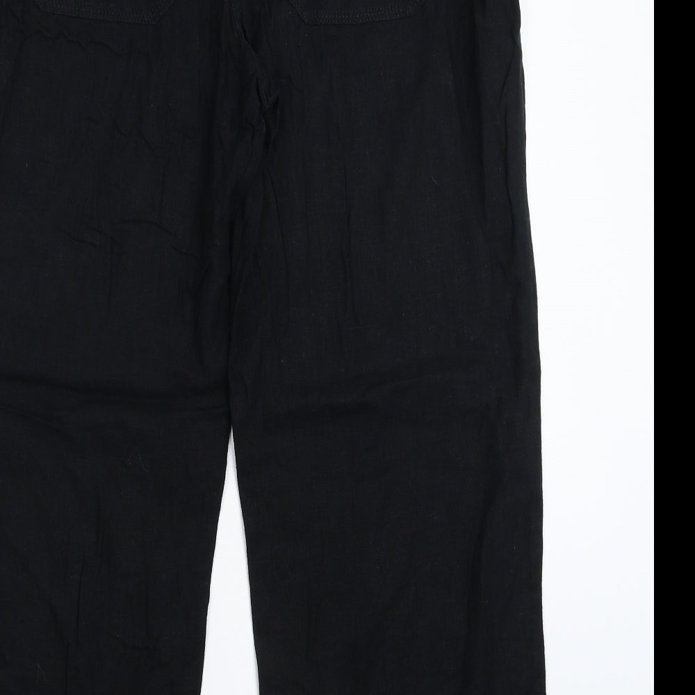 NEXT Womens Black   Trousers  Size 16 L28 in