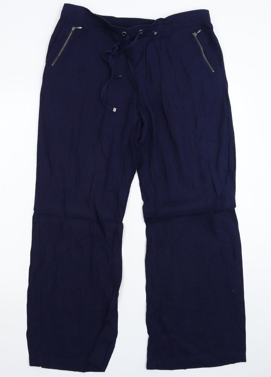 TU Womens Blue   Trousers  Size 16 L29 in