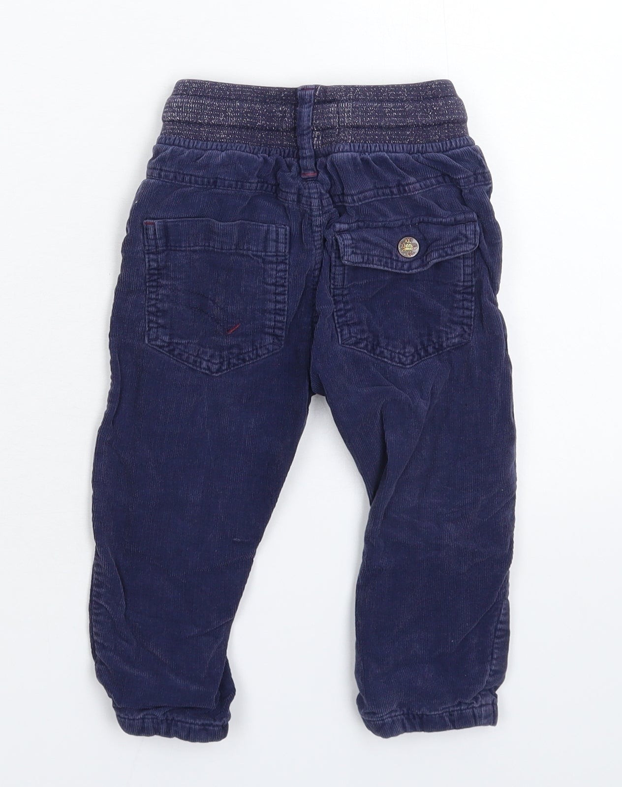 NEXT Baby Blue  Corduroy Capri Trousers Size 12-18 Months
