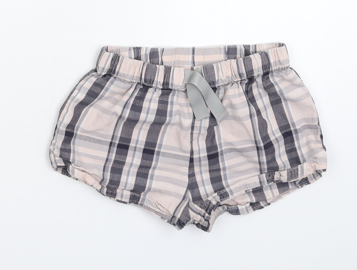NEXT Girls Multicoloured Check  Cami Sleep Shorts Size 11 Years