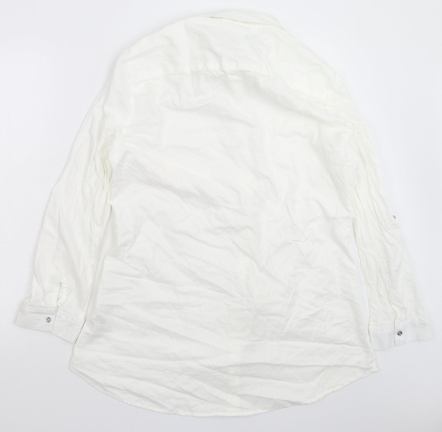 Primark Womens White   Shirt Dress  Size 18