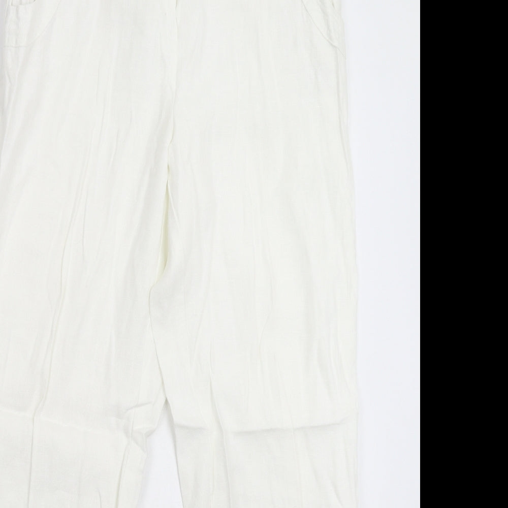 Soon Womens White   Trousers  Size 12 L30 in
