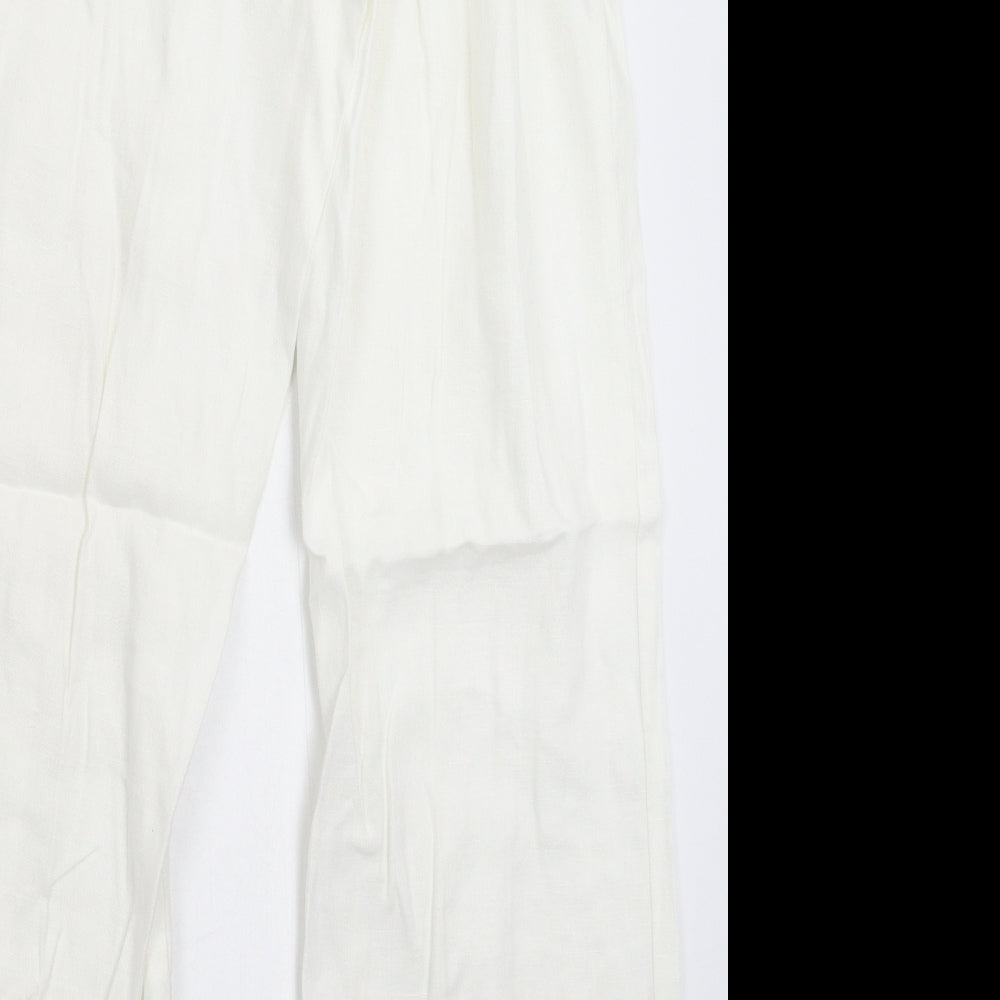 Soon Womens White   Trousers  Size 12 L30 in