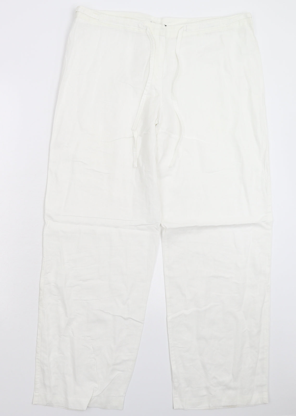 Preworn Womens White   Trousers  Size 36 in L29 in