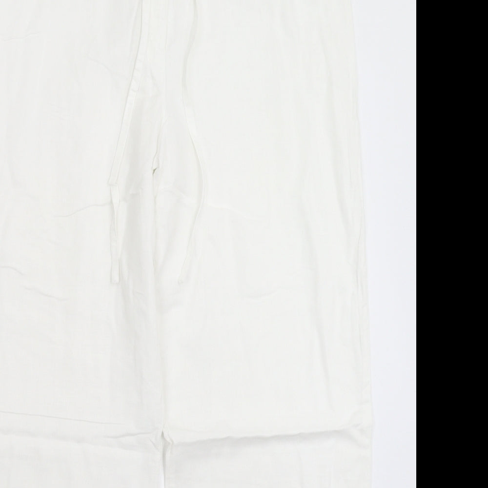 Preworn Womens White   Trousers  Size 36 in L29 in