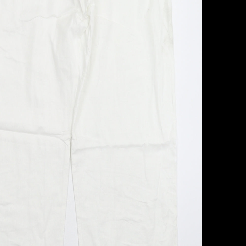 Preworn Womens White   Trousers  Size 36 in L29 in