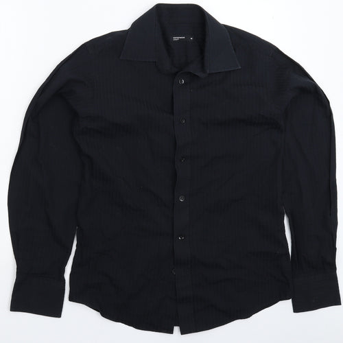 Cedar Wood State Mens Black    Button-Up Size M