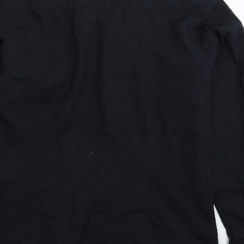 Cedar Wood State Mens Black    Button-Up Size M