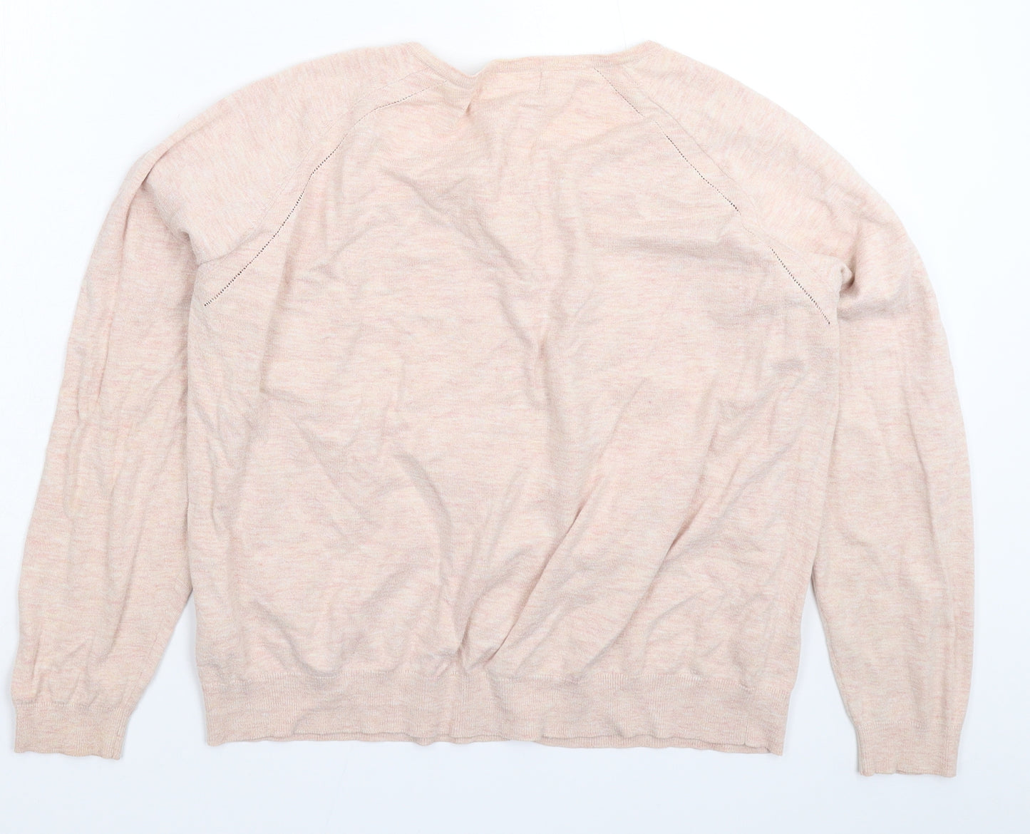 NEXT Womens Beige  Knit Cardigan Jumper Size 20