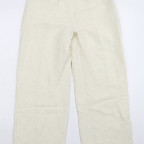 Kaliko Womens White   Trousers  Size 12 L28 in