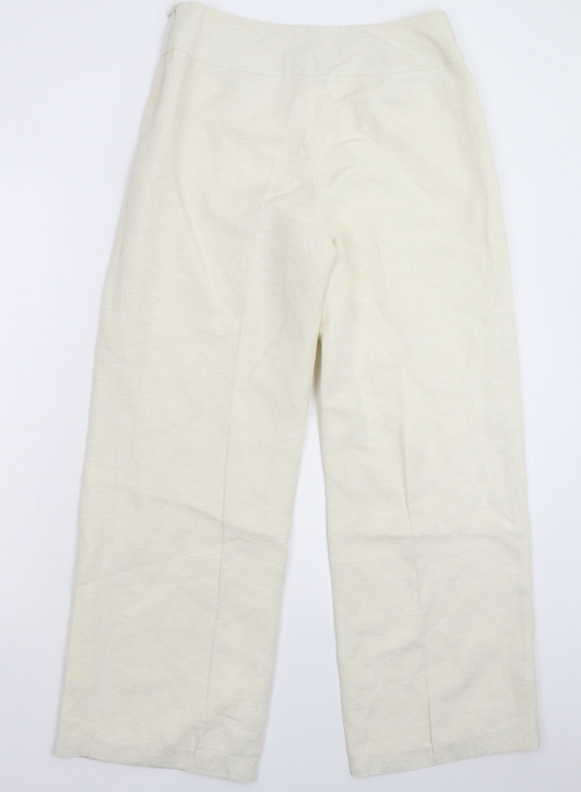 Kaliko Womens White   Trousers  Size 12 L28 in