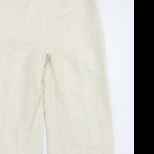 Kaliko Womens White   Trousers  Size 12 L28 in