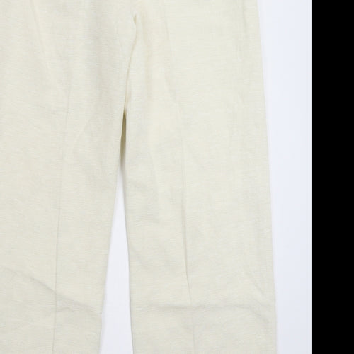Kaliko Womens White   Trousers  Size 12 L28 in