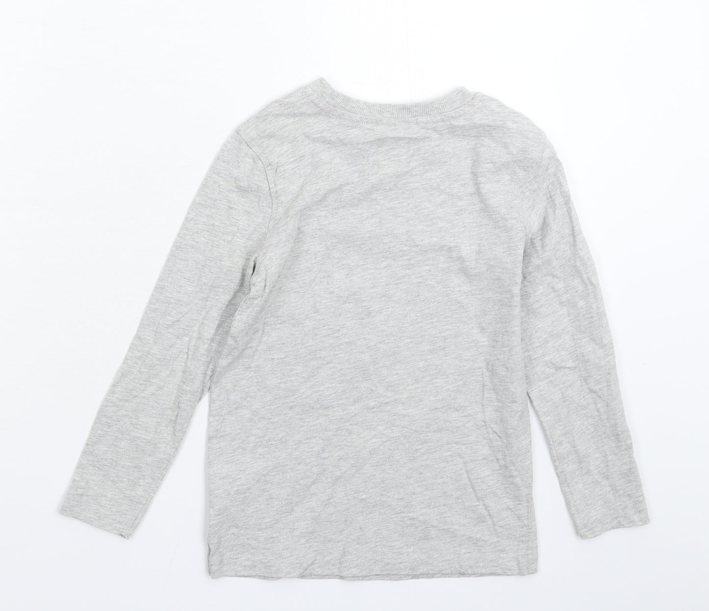 George Boys Grey   Basic T-Shirt Size 5-6 Years