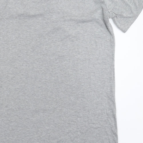 Miss Diamond Womens Grey   T-Shirt Dress  Size L