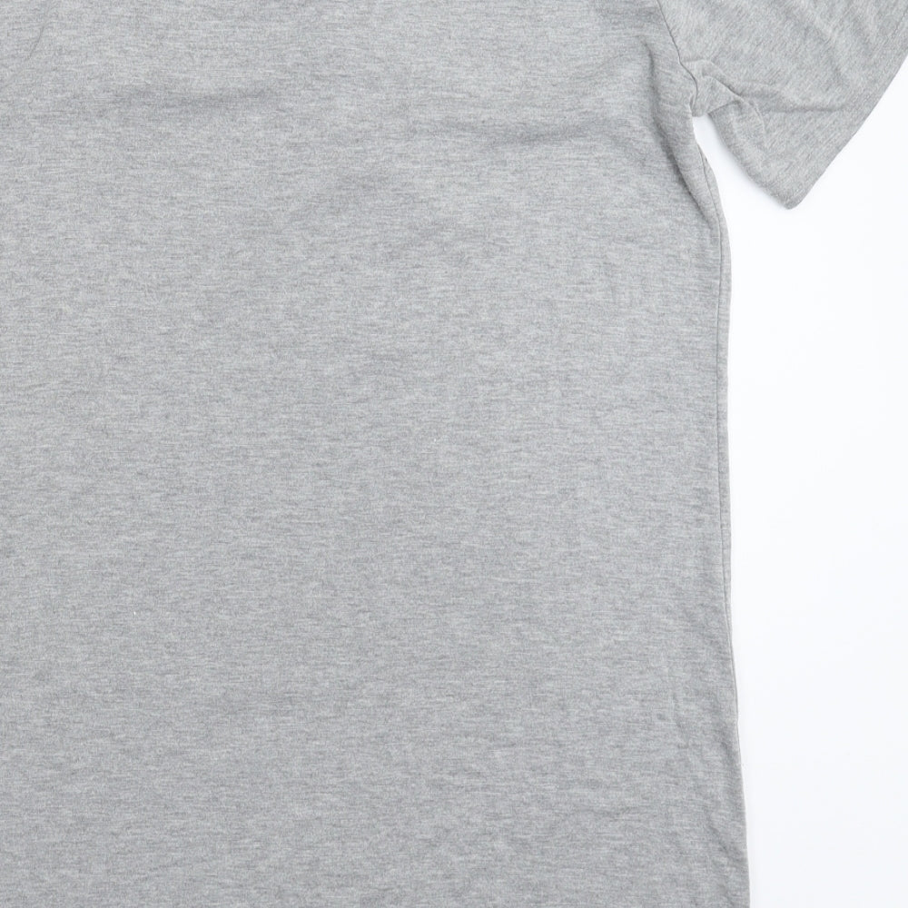 Miss Diamond Womens Grey   T-Shirt Dress  Size L