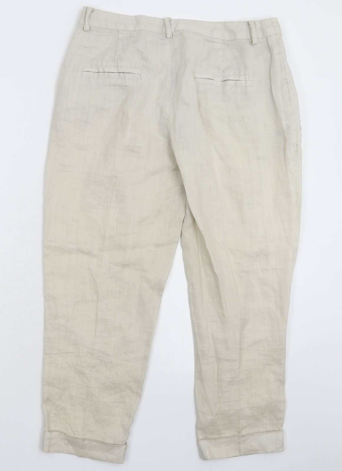 Zara Mens Grey   Cropped Trousers Size S L24 in