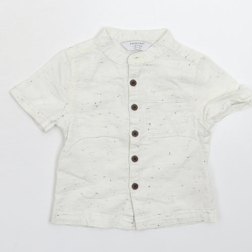 Primark Baby White   Basic Button-Up Size 9-12 Months