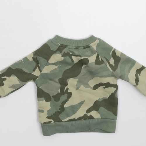 Primark Boys Multicoloured Camouflage  Pullover Jumper Size 0-3 Months  - Sweatshirt